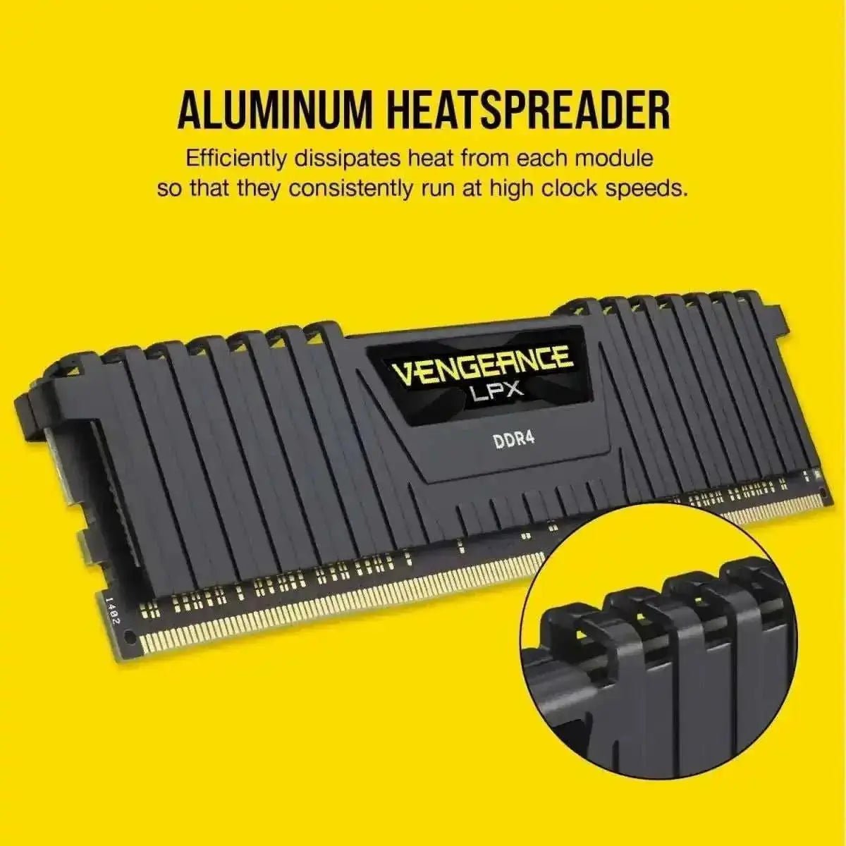 Corsair Vengeance LPX 32 Go DDR4 3200 MHz Kit de mémoire RAM – Noir — DDR4