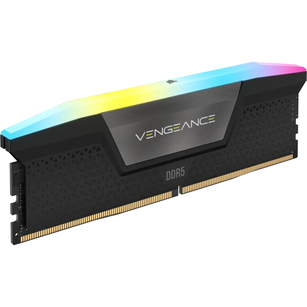 Corsair VENGEANCE RGB 96GB (2x48GB) DDR5 DRAM 5600MT/s CL40 Memory Kit