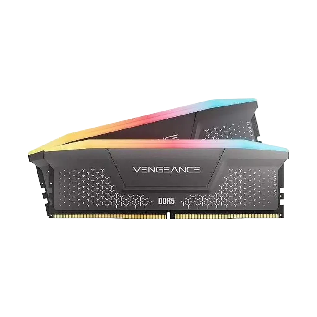 CORSAIR Vengeance RGB RS DDR5 RAM 32GB (2x16GB) 6000MHz CL36 - Gray