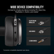 Casque d’écoute Corsair VIRTUOSO RGB sans fil SE haute fidélité