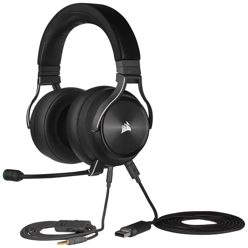 Corsair VIRTUOSO RGB WIRELESS XT Gaming Headset Dolby Atmos Slate