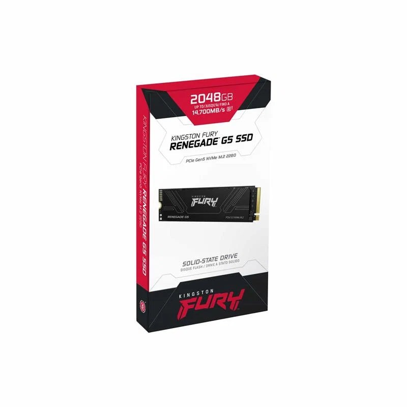 Kingston FURY Renegade G5 2TB PCIe 5.0 NVMe M.2 SSD retail packaging