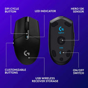 Souris gaming sans fil Logitech G305 LIGHTSPEED - vue 5