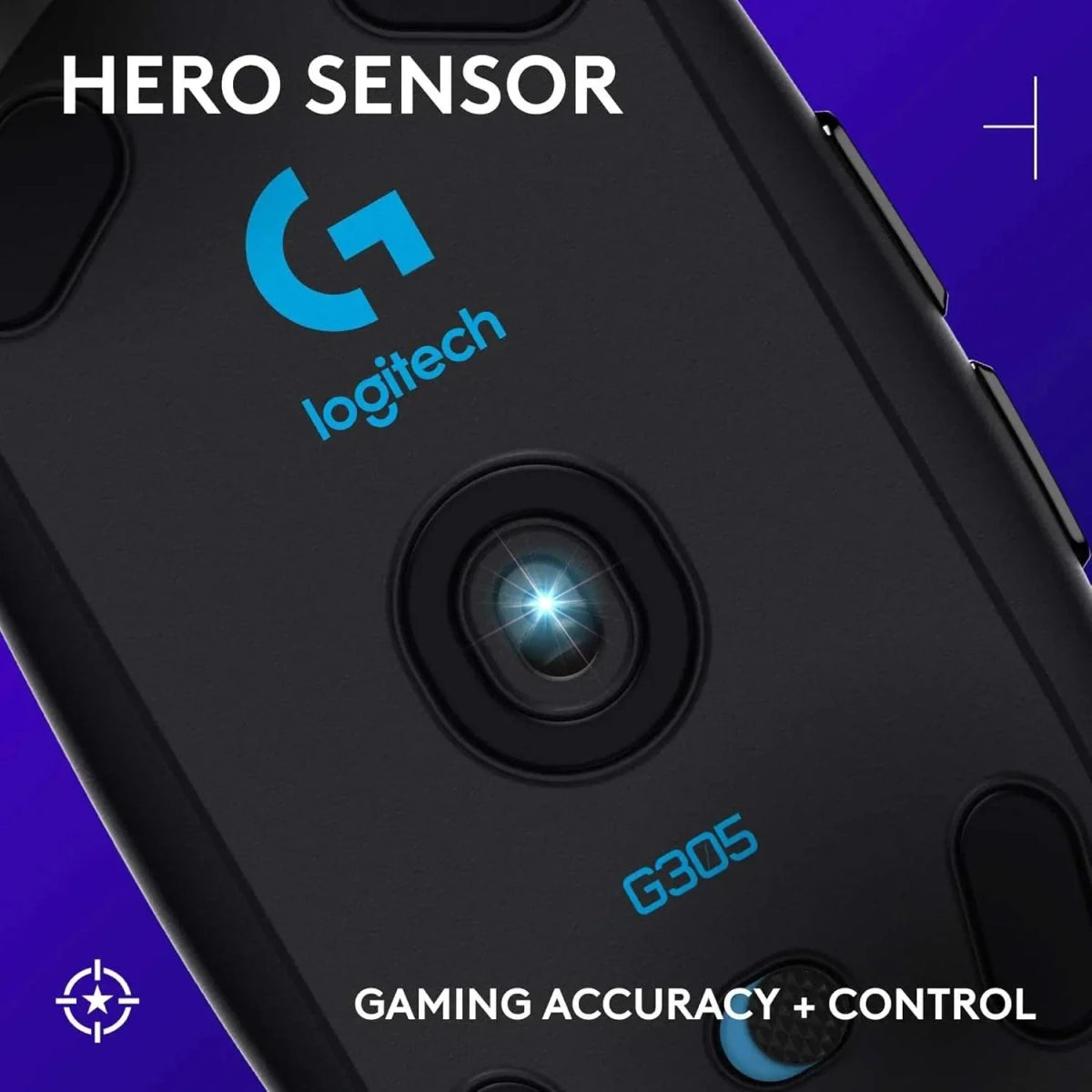 Souris gaming sans fil Logitech G305 LIGHTSPEED avec capteur HERO 12 000 PPP