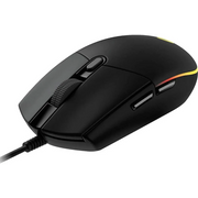 Logitech G203 Wired Gaming Mouse 8000 DPI Optical Sensor - Black RGB