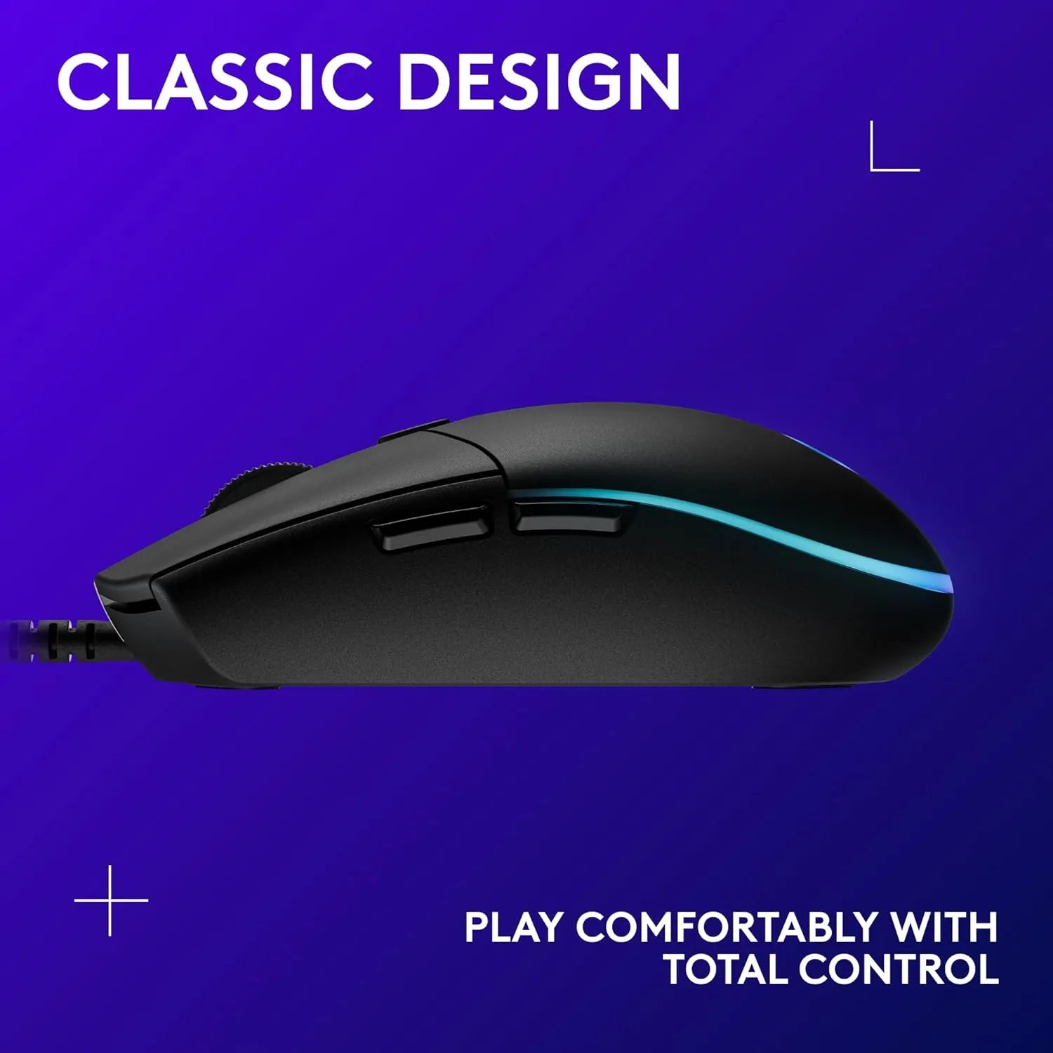 Logitech G203 Wired Gaming Mouse 8000 DPI Optical Sensor RGB