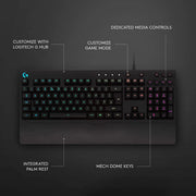 Logitech G213 Prodigy Wired RGB Gaming Keyboard - Black