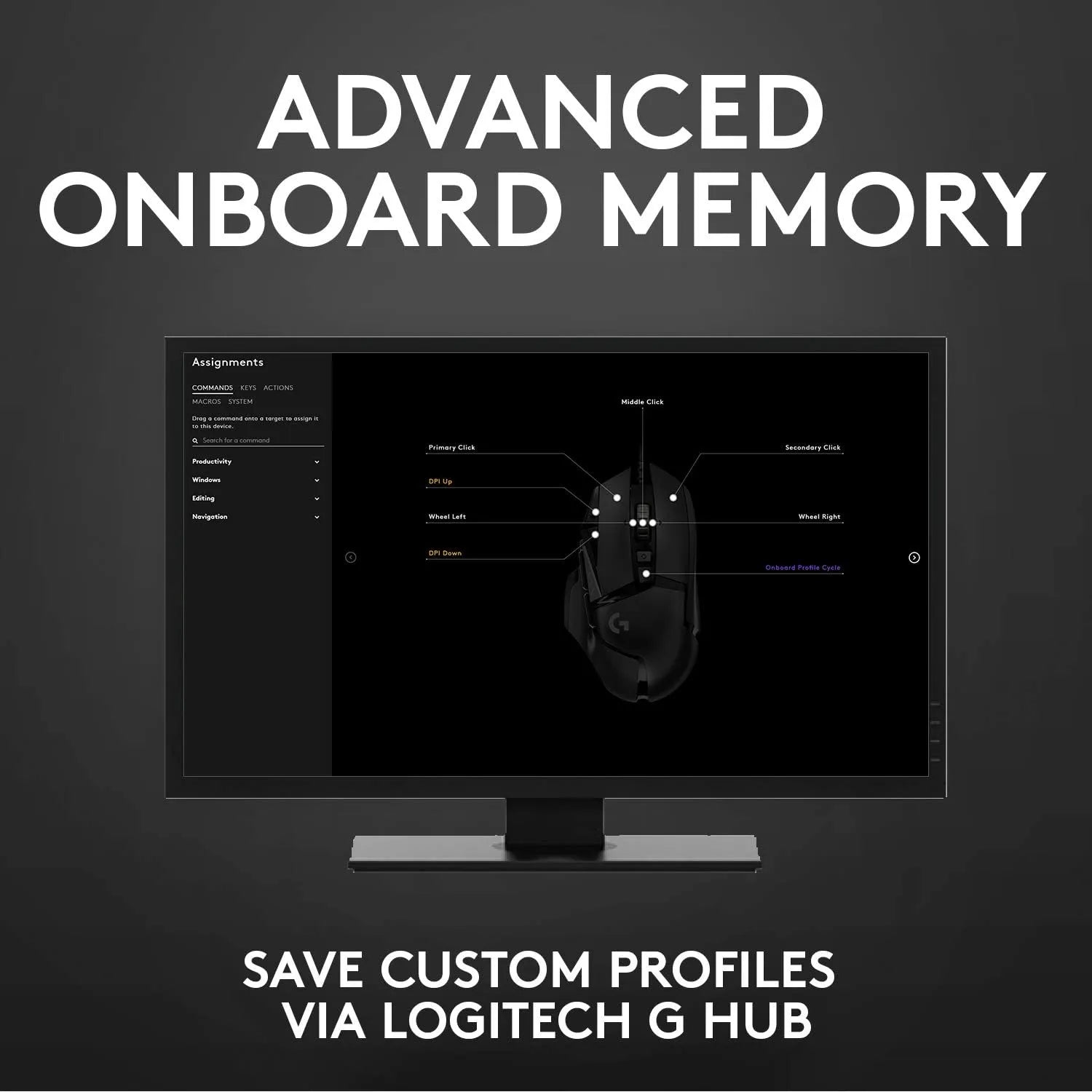 Logitech G502 Hero Wired Gaming Mouse 25K DPI 11 Buttons Black