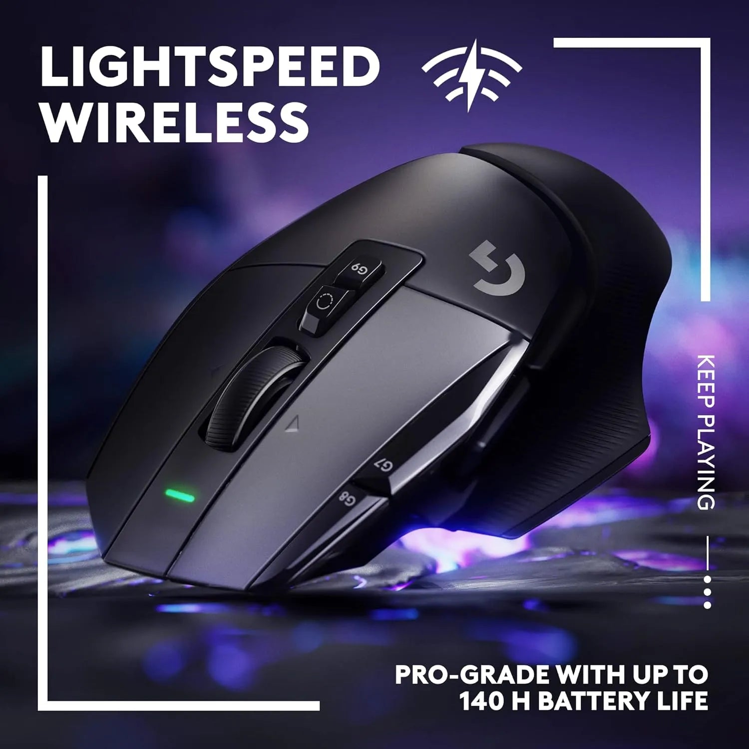 Logitech G502 X Lightspeed Wireless Gaming Mouse 13 Buttons HERO 25K Black