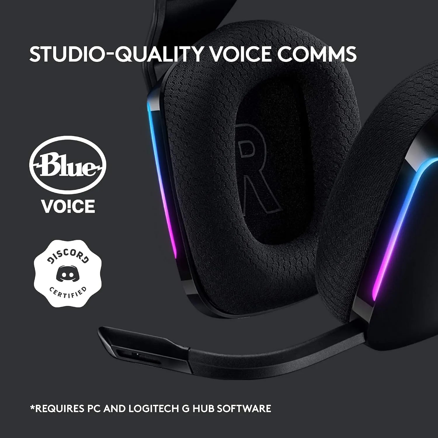 Logitech G733 Lightspeed Wireless Gaming Headset 278g