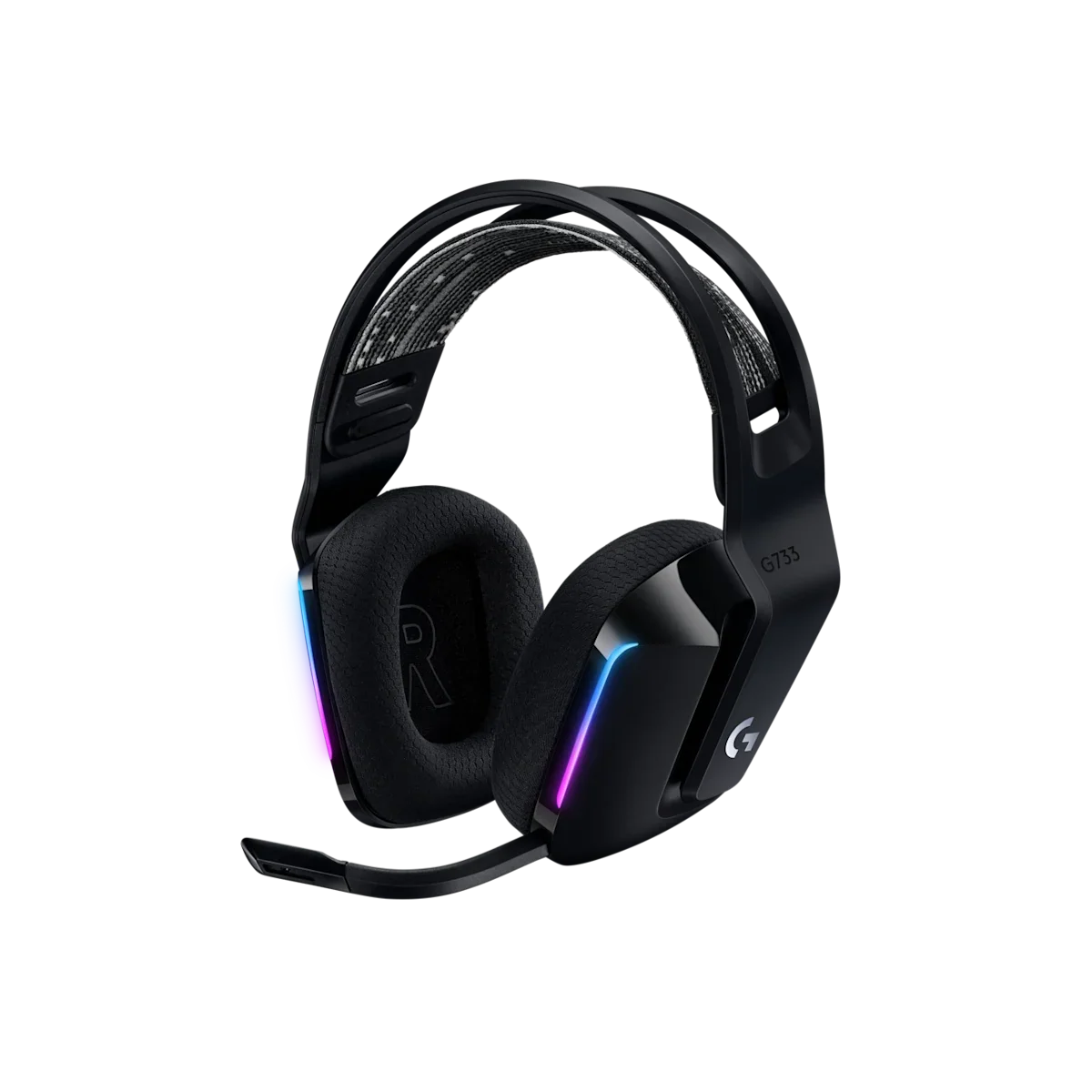 Logitech G733 LIGHTSPEED wireless gaming headset - Black, product view