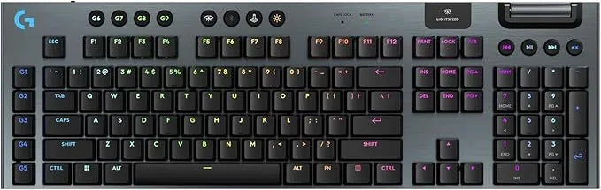 Logitech G915 X Lightspeed Wireless Gaming Keyboard Tactile Low-Profile Mechanical Switches