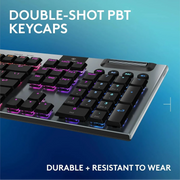 Logitech G915 X Lightspeed Wireless Gaming Keyboard Tactile Low-Profile Mechanical - Black