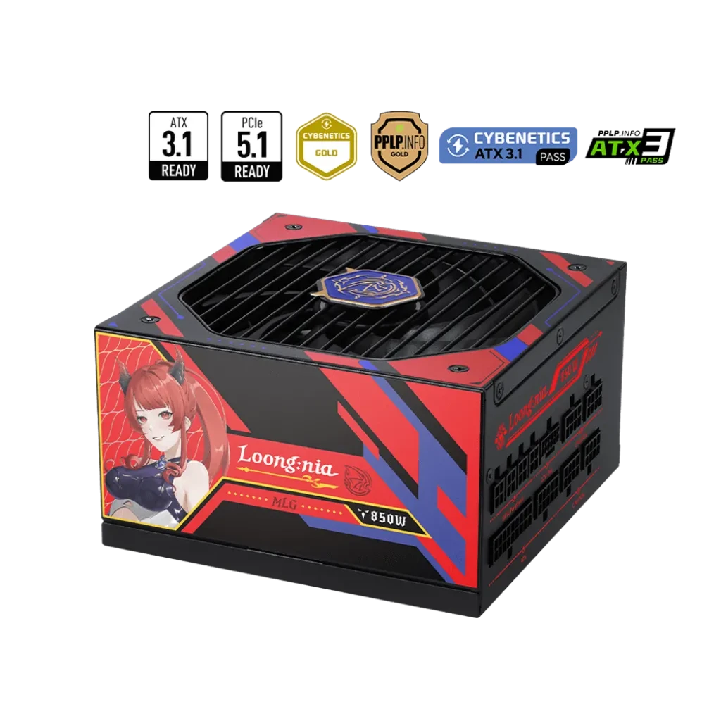 Bloc d’alimentation MSI A850GLS MLG Edition 850 W 80 PLUS Gold