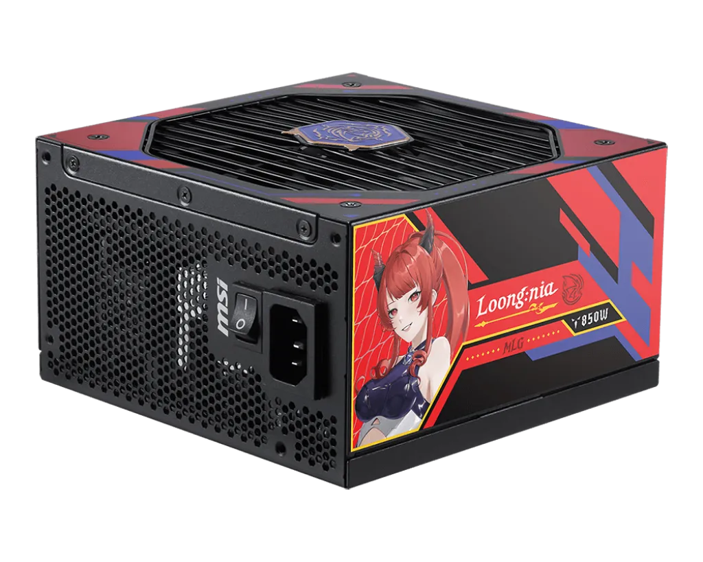 MSI A850GLS MLG Edition 850W 80 PLUS Gold Power Supply