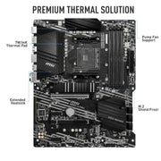 Carte Mère MSI B550-A PRO ProSeries AMD AM4 ATX – Noir