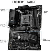 Carte Mère MSI B550-A PRO ProSeries AMD AM4 ATX – Noir