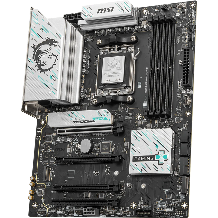 Carte mère MSI B850 Gaming Plus WiFi - vue officielle du produit