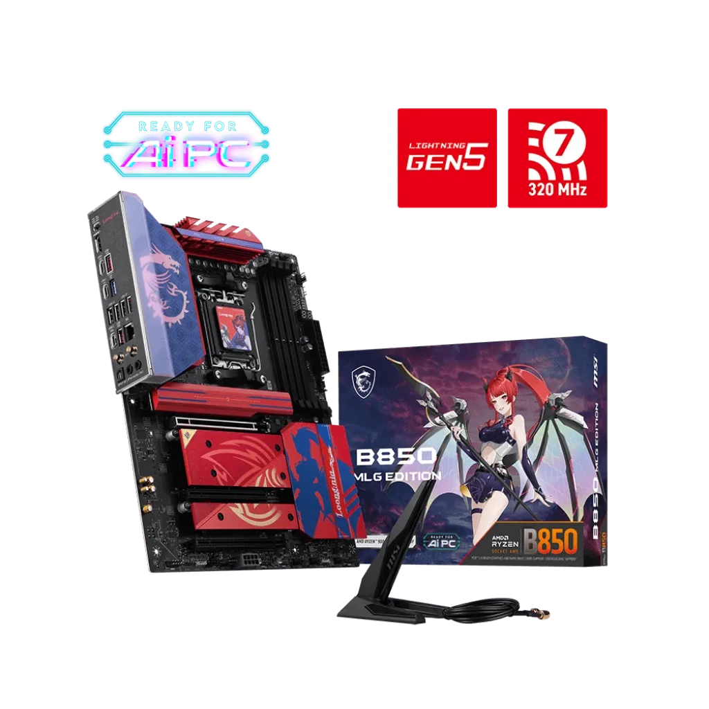 Carte mère gaming MSI B850 MLG EDITION