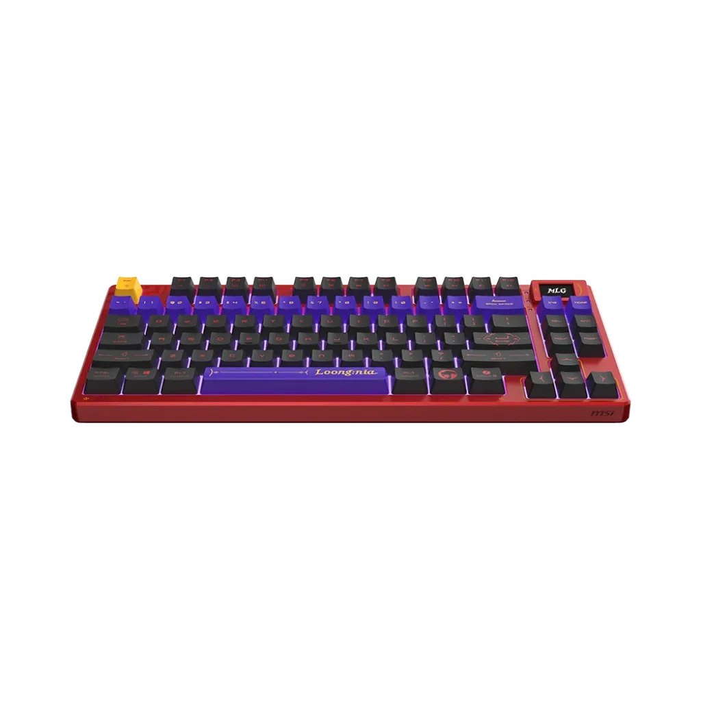 clavier gaming mécanique sans fil TKL MSI FORGE MLG Edition