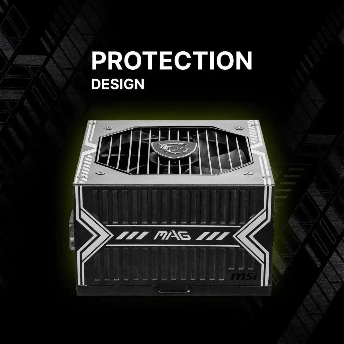 MSI MAG A750BN PCIE5 Non-Modular Gaming 750W Power Supply - Black
