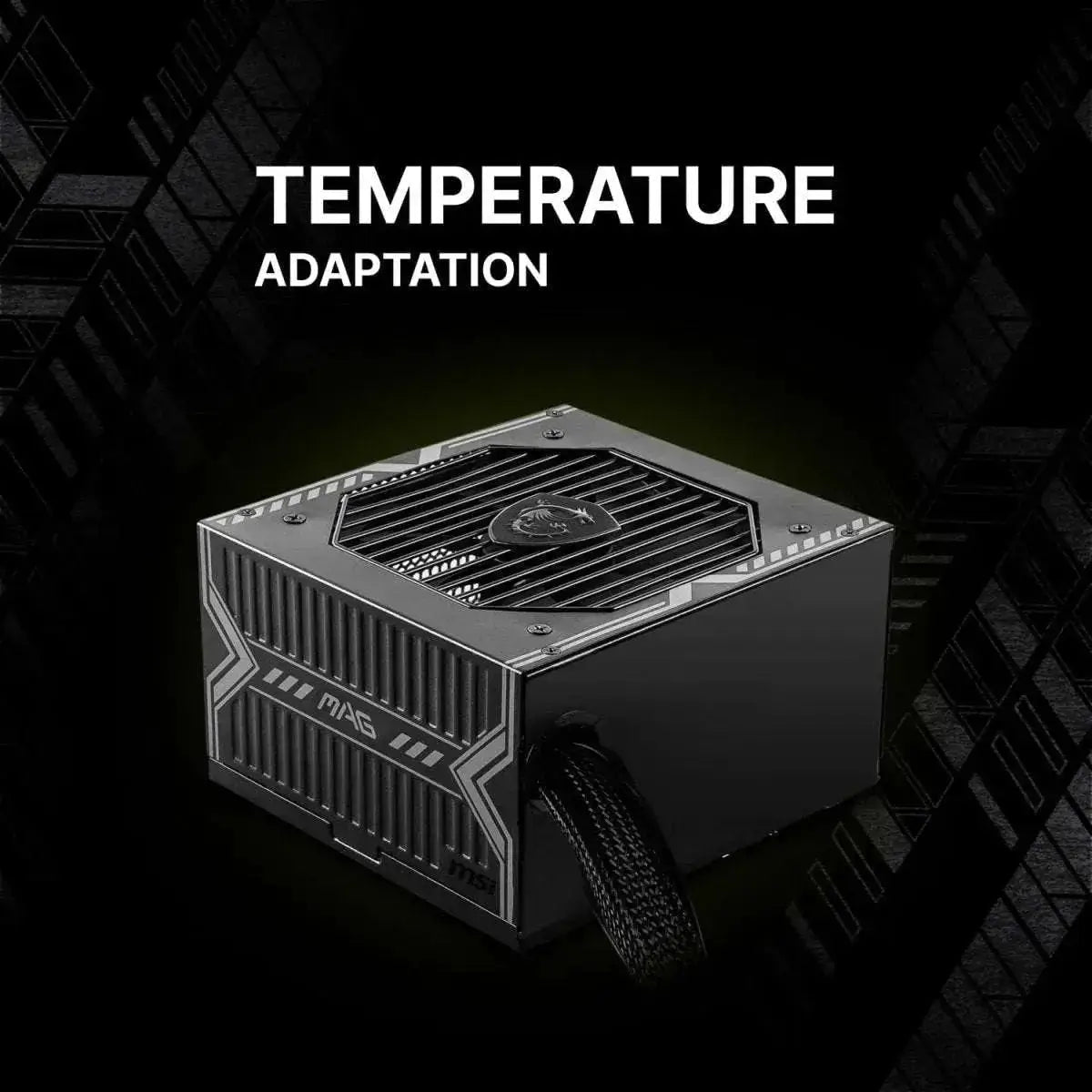 MSI MAG A750BN PCIE5 Non-Modular Gaming 750W Power Supply - Black