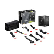 MSI MAG A750GL PCIE5 Alimentation entièrement modulaire 80 PLUS Gold 750 W - Noire — conception modulaire; PCIE5