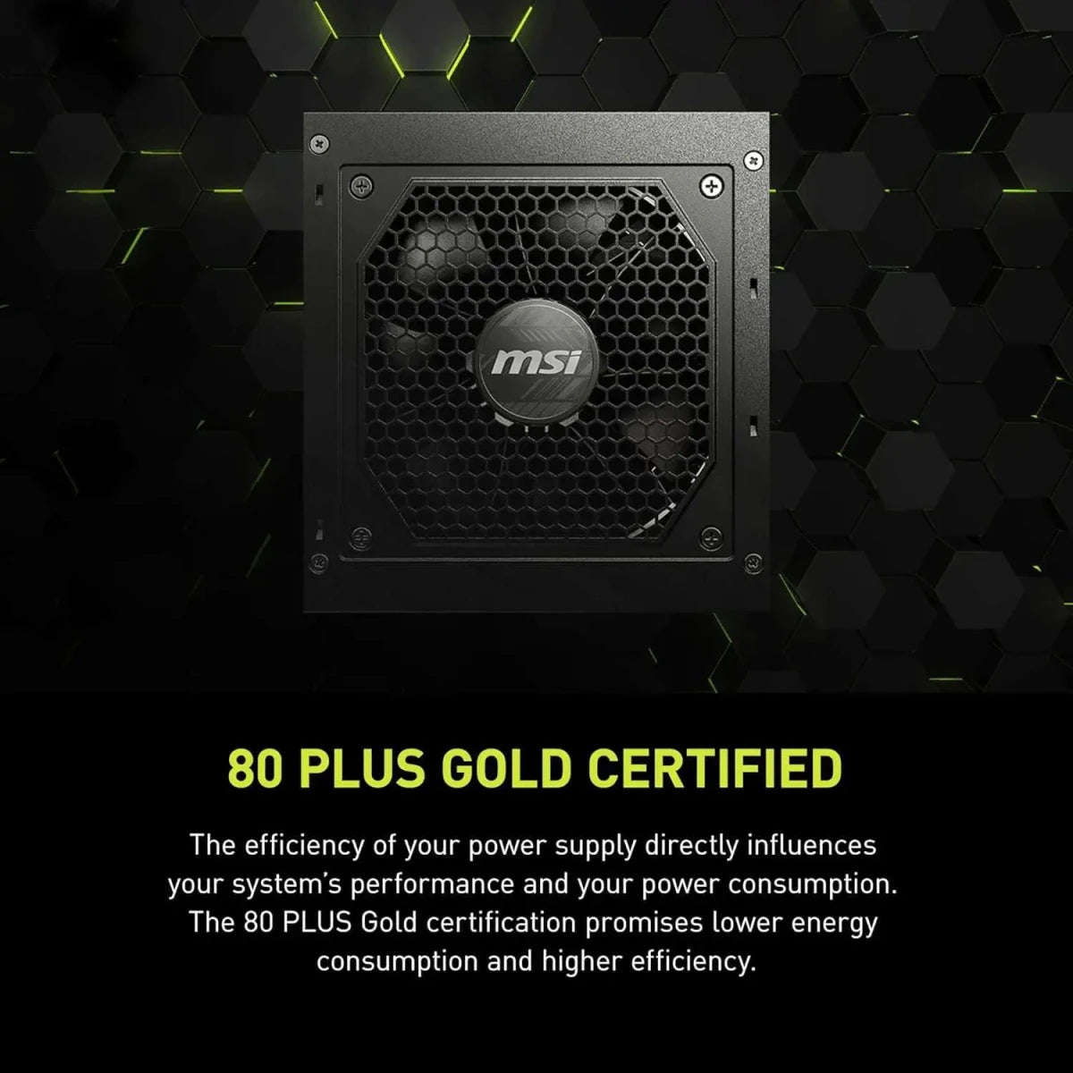 MSI MAG A750GL PCIE5 Alimentation entièrement modulaire 80 PLUS Gold 750 W - Noire — conception modulaire; PCIE5