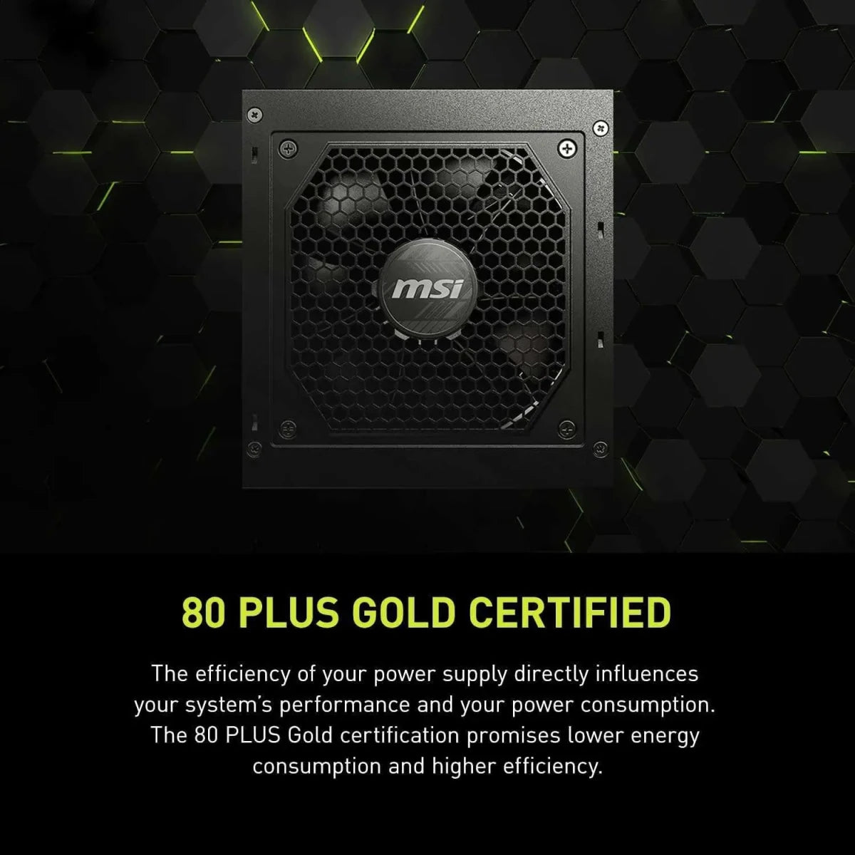 MSI MAG A850GL Gaming Power Supply 850W 80+ Gold ATX 3.1 PCIe 5.1 - Black