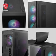 MSI MAG Forge 321R Airflow Mid-Tower PC Case - Black