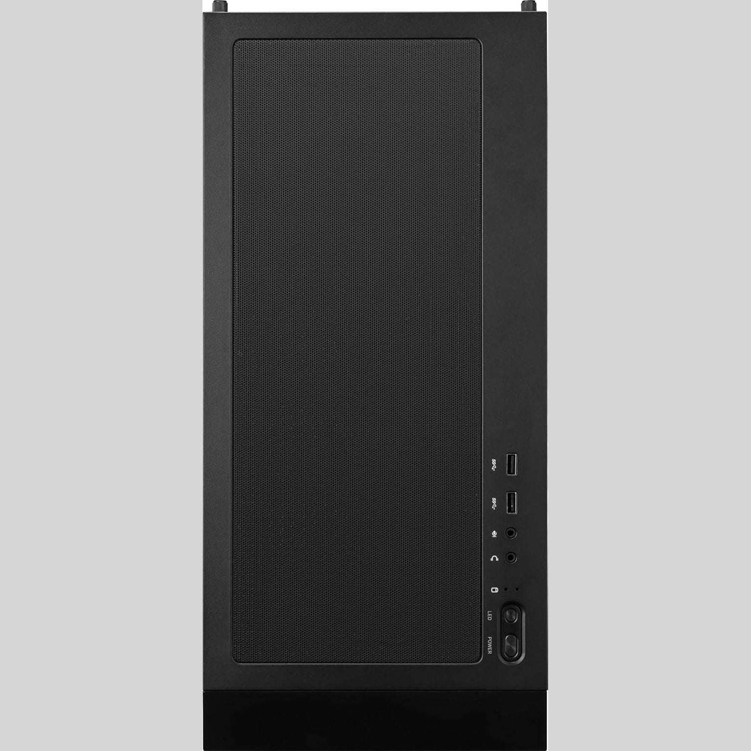 MSI MAG Forge 321R black mid-tower PC case with front I/O ports