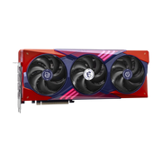 MSI GeForce RTX 5070 Ti 16G MLG Edition OC - vue avant en angle