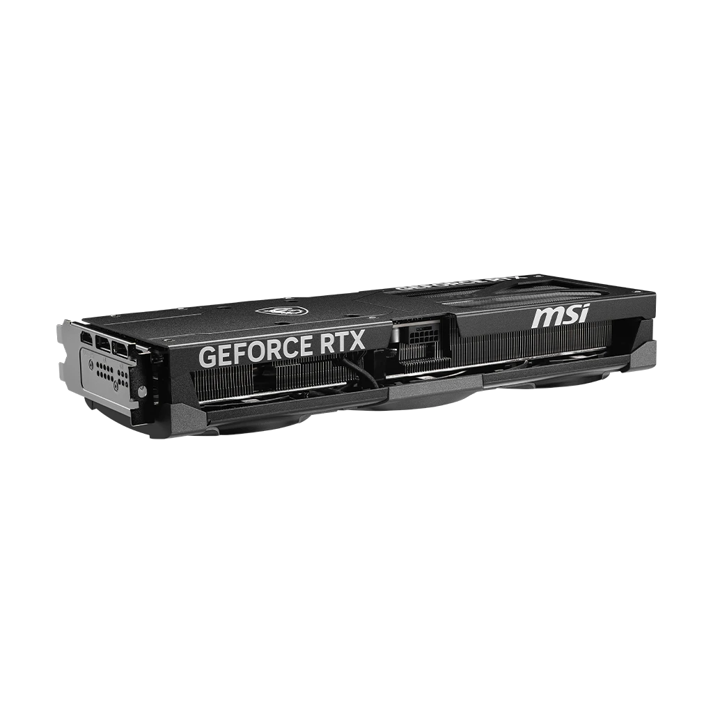 MSI GeForce RTX 5070 Ti 16G VENTUS 3X OC BLACK - vue de dessus