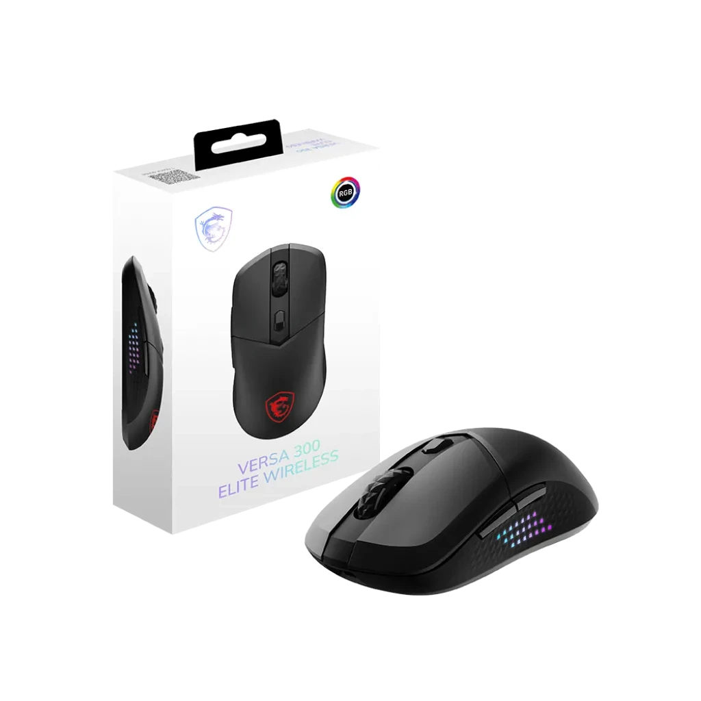 MSI VERSA 300 ELITE Wireless Gaming Mouse - Black