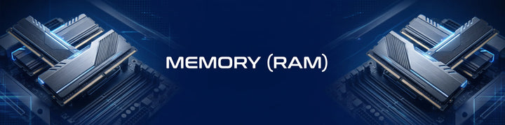Computer memory and RAM collection banner - OPCBleu