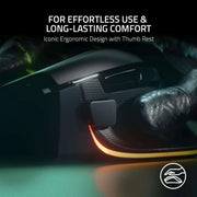Razer Basilisk V3 Wired Gaming Mouse HyperScroll Tilt Wheel 26K DPI - Black