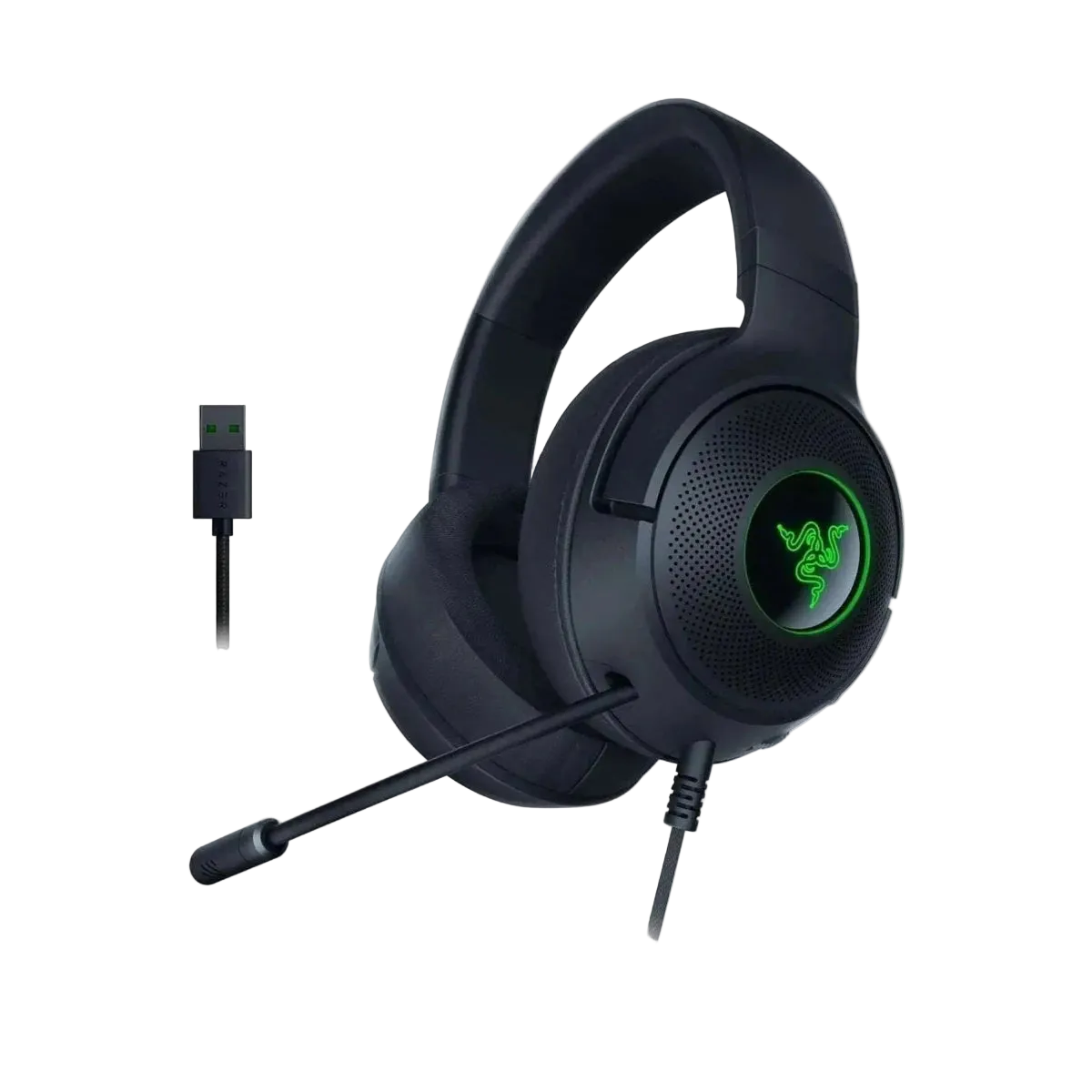 casque gaming filaire USB Razer Kraken V3 X 285 g – Noir