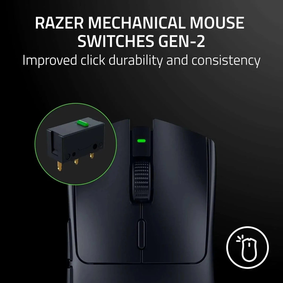 Razer Viper V3 HyperSpeed Wireless Esports Gaming Mouse 82g - Black - OPCbleu