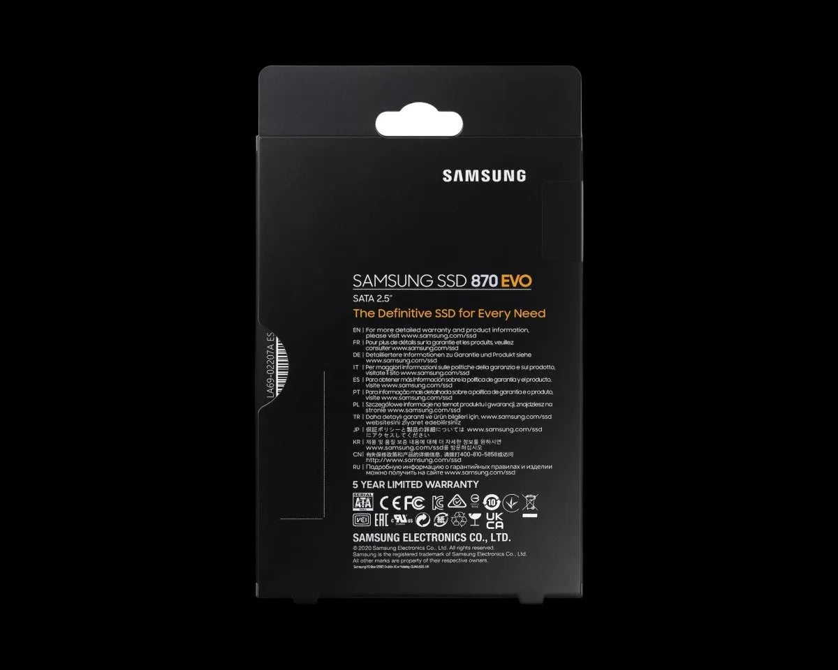 Samsung 870 EVO 500GB SATA III 2.5 Inch Internal SSD Samsung