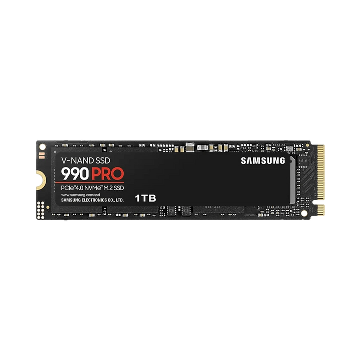 Samsung 990 PRO 1 To PCIe 4.0 NVMe M.2 SSD interne — format M.2; PCIe 4.0