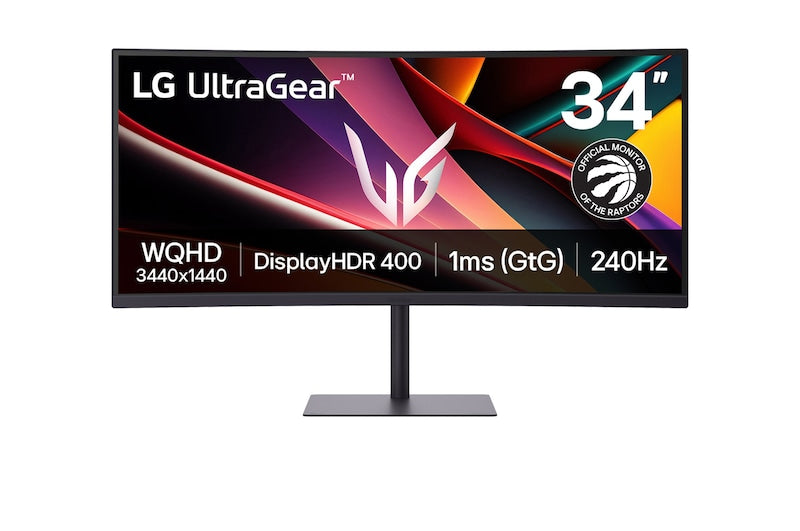 LG UltraGear G6 34-Inch 240Hz WQHD Gaming Monitor 34G630A-B