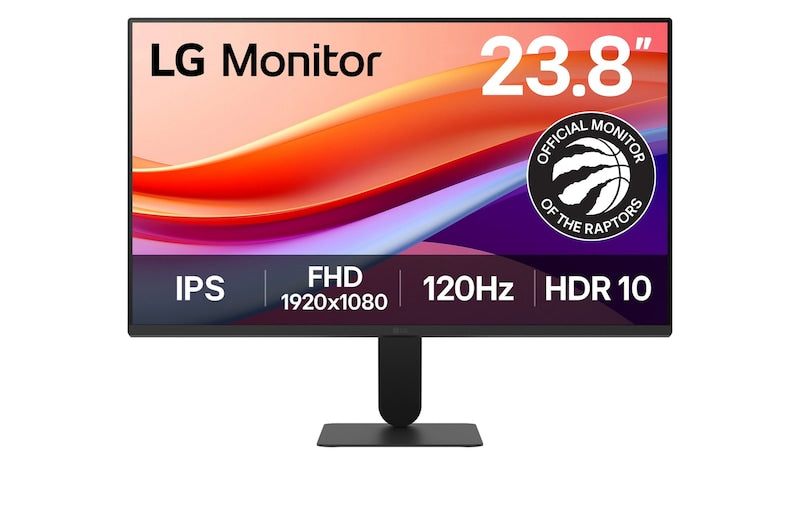 LG 24U411A-B 23.8-Inch IPS Full HD 120Hz Monitor sRGB 99% HDR10