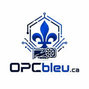 OPCBleu.ca logo